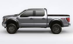 Bushwacker - Bushwacker Forge Style Front/Rear Fender Flares-Black, Ford F-150; 28310-08 - Image 4