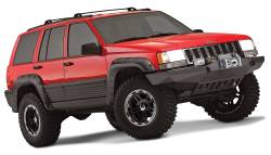 Bushwacker - Bushwacker Cut-Out Style Front/Rear Fender Flares-Black, for Jeep ZJ; 10916-07 - Image 8