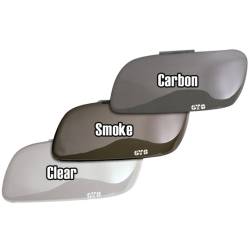 GT Styling - GT Styling 2pc Front Headlight Covers-Smoke; GT0992S - Image 3