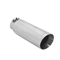 Flowmaster - Flowmaster 15398 Exhaust Pipe Tip Angle Cut Polished Stainless Steel - Image 4