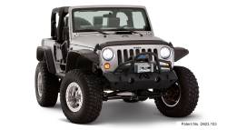 Bushwacker - Bushwacker Flat Style Front/Rear Fender Flares-Black, for Jeep JK; 10919-07 - Image 8