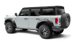 Bushwacker - Bushwacker Pocket Style Front/Rear Fender Flares-Black, Ford Bronco; 20960-02 - Image 2