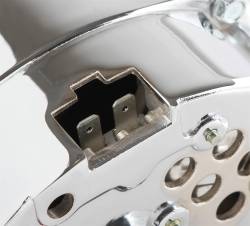 Mr Gasket - Mr. Gasket 5123 Alternator 80 Amp. Chrome Plated Single Groove Pulley - Image 6