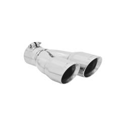 Flowmaster - Flowmaster 15390 Exhaust Pipe Tip Dual Angle Cut Polished Stainless Steel - Image 4