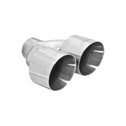 Flowmaster - Flowmaster 15391 Exhaust Pipe Tip Dual Angle Cut Polished Stainless Steel - Image 4