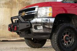 Rough Country Suspension Systems - Rough Country EXO Front Bumper Winch Mount Kit, 11-19 Silverado HD; 10764 - Image 3