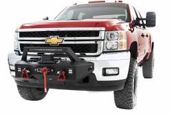 Rough Country Suspension Systems - Rough Country EXO Front Bumper Winch Mount Kit, 11-19 Silverado HD; 10764 - Image 4