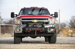 Rough Country Suspension Systems - Rough Country EXO Front Bumper Winch Mount Kit, 11-19 Silverado HD; 10764 - Image 5