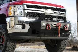 Rough Country Suspension Systems - Rough Country EXO Front Bumper Winch Mount Kit, 11-19 Silverado HD; 10764 - Image 6