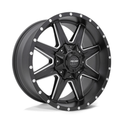 Pro Comp Wheels - Pro Comp Alloys PA48 Quick 8 20x9 6x5.5/6x135 0mm Black/Milled; PXA5148-293950 - Image 2