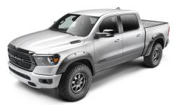 Bushwacker - Bushwacker Pocket Style Front/Rear Fender Flares-Black, for Dodge Ram; 50924-02 - Image 1