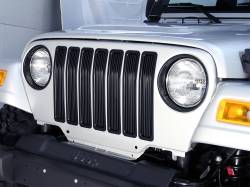 Rugged Ridge - Rugged Ridge 11401.03 Billet Grille Inserts Black for Jeep Wrangler - Image 3