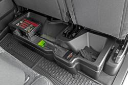 Rough Country Suspension Systems - Rough Country Rear Underseat Storage Bin-Black for 19-24 Ram 1500 Crew; RC09421A - Image 2