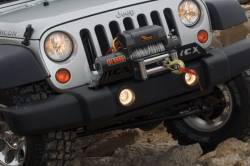 Rough Country Suspension Systems - Rough Country Front Winch Mount fits OEM Plastic Bumper, for Wrangler JK; 1162 - Image 2