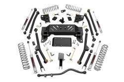 Rough Country Suspension Systems - Rough Country 4" Suspension Lift Kit, for 93-98 Grand Cherokee ZJ 4WD; 90222 - Image 1