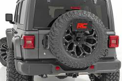 Rough Country Suspension Systems - Rough Country Spare Tire Mount License Plate Relocation Kit, for Jeep JL; 10534 - Image 2