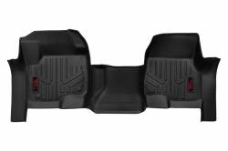 Rough Country Suspension Systems - Rough Country Front Floor Liners-Black, 17-24 Ford Super Duty; M-5117 - Image 1