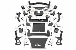 Rough Country Suspension Systems - Rough Country 6" Suspension Lift Kit, 21-24 Tahoe/Tukon 4WD; 11100 - Image 1