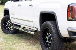 Rough Country Suspension Systems - Rough Country 4.5" Oval Tube Nerf Steps-SS, 07-18 Silverado/Sierra Crew; 21001S - Image 5