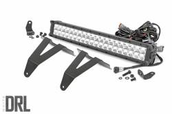 Rough Country Suspension Systems - Rough Country Bumper Mount 20" LED Light Bar Kit, for 19-24 Ram 1500; 70780 - Image 1