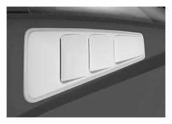 Roush Performance - Roush Performance Rear Quarter Window Louvers-Unpainted, 10-14 Mustang; 420093 - Image 1