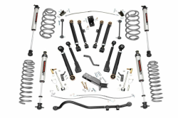 Rough Country Suspension Systems - Rough Country 4" Suspension Lift Kit, for 97-06 Wrangler TJ 4WD; 66171 - Image 1