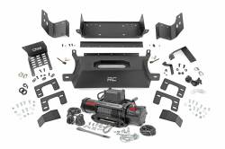 Rough Country Suspension Systems - Rough Country Front Hidden Winch Mount Kit w/ Winch, 21-24 Bronco; 51058 - Image 1