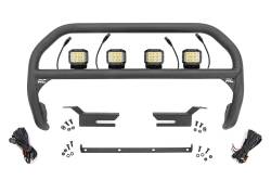 Rough Country Suspension Systems - Rough Country Front Bumper Nudge Bar w/ LEDs-Black, 21-24 Bronco; 51050 - Image 1