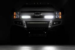 Rough Country Suspension Systems - Rough Country Front Mesh Grille Insert w/ LED-Black, 11-14 Silverado HD; 70155 - Image 6