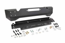 Rough Country Suspension Systems - Rough Country Front Stubby Winch Bumper-Black, for Wrangler TJ; 1012 - Image 1