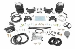 Rough Country Suspension Systems - Rough Country Rear Air Spring Kit w/ Compressor, Silverado/Sierra HD; 10006C - Image 1