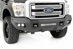 Rough Country Suspension Systems - Rough Country Heavy Duty Front Bumper-Black, 11-16 Super Duty; 10783 - Image 1