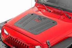 Rough Country Suspension Systems - Rough Country Louvered Hood Vent Panel-Black, for Wrangler JK; 10527 - Image 4