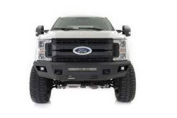 Rough Country Suspension Systems - Rough Country Heavy Duty Front Bumper-Black, 17-22 Super Duty; 10787 - Image 2