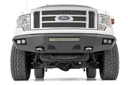 Rough Country Suspension Systems - Rough Country Heavy Duty Front Bumper-Black, 09-14 Ford F-150; 10767 - Image 2