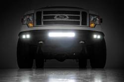 Rough Country Suspension Systems - Rough Country Heavy Duty Front Bumper-Black, 09-14 Ford F-150; 10767 - Image 3