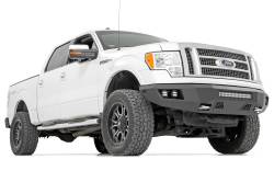 Rough Country Suspension Systems - Rough Country Heavy Duty Front Bumper-Black, 09-14 Ford F-150; 10767 - Image 4