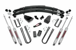 Rough Country Suspension Systems - Rough Country 4" Suspension Lift Kit, 82-85 Ford F-350 4WD; 4918230 - Image 1