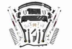 Rough Country Suspension Systems - Rough Country 6.5" Suspension Lift Kit, for 84-01 Cherokee XJ 4WD NP242; 61822 - Image 1