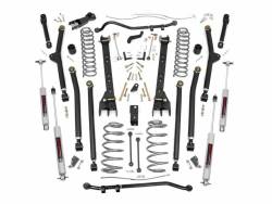 Rough Country Suspension Systems - Rough Country 4" Suspension Lift Kit, for 04-06 Wrangler LJ 4WD; 63830 - Image 1