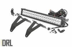 Rough Country Suspension Systems - Rough Country Bumper Mount 20" LED Light Bar Kit, for 19-24 Ram 1500; 70781 - Image 1