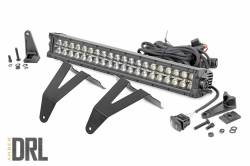 Rough Country Suspension Systems - Rough Country Bumper Mount 20" LED Light Bar Kit, for 19-24 Ram 1500; 70779DRLA - Image 1