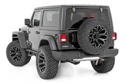 Rough Country Suspension Systems - Rough Country Contoured Drop Step Nerf Bars-Black, for Wrangler JL 2dr; 90761 - Image 3