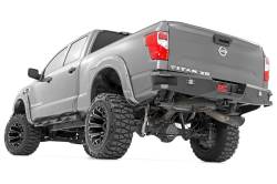 Rough Country Suspension Systems - Rough Country Heavy Duty Rear Bumper-Black, for Titan XD; 10781 - Image 2