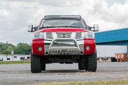 Rough Country Suspension Systems - Rough Country Upper Windshield 50" Light Bar Mounts-Black, for Titan; 70512 - Image 3