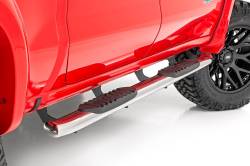 Rough Country Suspension Systems - Rough Country 4.5" Oval Tube Nerf Steps-SS, 19-24 Silverado/Sierra Crew; 21002S - Image 3