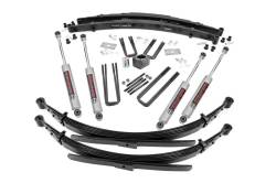 Rough Country Suspension Systems - Rough Country 4" Suspension Lift Kit, for 78-89 Dodge W-Series Trucks; 341.20 - Image 1