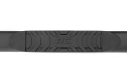 Rough Country Suspension Systems - Rough Country 4.5" Oval Tube Nerf Steps-Black 19-24 Silverado/Sierra Crew; 21002 - Image 3