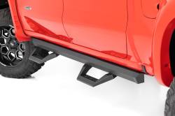 Rough Country Suspension Systems - Rough Country SRX2 Drop Step Nerf Bars, 19-24 Silverado/Sierra Crew; 11003A - Image 1