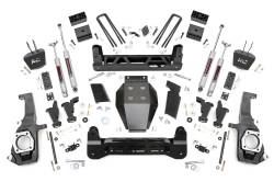 Rough Country Suspension Systems - Rough Country 5" Suspension Lift Kit, 11-19 Silverado/Sierra HD; 10330 - Image 1